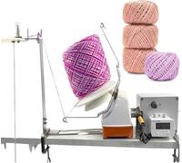 Electric Yarn Ball Winder, Automatic Knitting Wool Twisting Machine with Counter, Capacity 500g, Adjustable Speed Tension, for Yarn Wool Cord Nylon