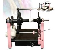 Electric Yarn Spinner Kit, Adjustable Speed, Forward/Reverse Function for Wool, Cotton, Silk Fibers - Perfect for Knitting and Crafting Projects