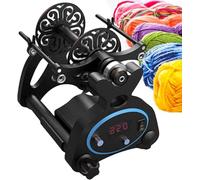 Electric Yarn Winder with Digital Display, Forward/Reverse Function for Knitting, Weaving, Crochet, Wool and Yarn Crafts