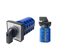 Electric YMW26-25/4 Control Motor Circuit Universal Changeover Rotary Cam Switch LW26-25/4 25A 4 Poles 3 Position 1Pcs(102)