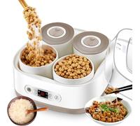 Electric Yogurt Maker, 2L Automatic Fermenter with Adjustable Temperature, High-Temperature Resistant Container & Smart Control Panel for Home or Dessert Shops