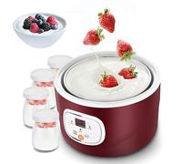 Electric Yogurt Maker, Multifunctional Fermentation Machine, Microcomputer Intelligent Control, 1l Stainless Steel Liner, Homemade Healthy Dessert