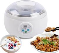 Electric Yogurt Natto Rice Wine Fermentation Machine,1.5L Intelligent Constant Temperature Control Yogurt Maker, for Home Stainless Steel Cheese Maker for Home and Dessert Shop.