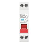Electrical accessories DPNLE-32 Residual Current Circuit Breaker, 1P+N 6KA, 230V AC 50/60Hz, 18mm Compact Design, Overcurrent And Leakage Protection(16A)