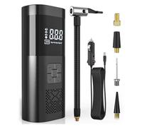 Electrical Air Pump 12V 150PSI Mini Car Compressor 120W Digital Inflatable Cordless for Bicycle Boat Easy to Use(Wired)