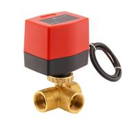 Electrical Ball Valve BW3 3/4'' 3-way 24V AC relay
