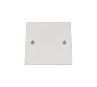 Electrical Blanking Plate Single 1 Gang - Polished Chrome - Flat