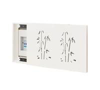 Electrical Box Cover Living Room Decorative Painting Covering Meter Box Simple Distribution Power Switch No Punching Required(Color 3,2.4CM_Push Left_60*40)