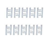 Electrical Box F Clips Sturdy Galvanized Steel Mounting Straps Secure Switch Box Support for Loose Outlet Fix with Plaster Ears 10pcs 130x73mm