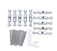Electrical Box Repair Kit, Wall Box Repair Tool, High Hardness Cassette Repairer Standard 118 Type Firmly Fix Alloy, Screw & Bolt Assortment Sets (Metal Support Rod)