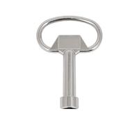 Electrical Cabinet Key - 4 Inch Triangle Wrench, Metal Panel Lock, Utility Key | Tool for Gas Water Meter Plus Valve Spigots Cupboard Security Box and HVAC Unit Maintenance