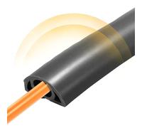 Electrical Cable Floor Cover,Soft Wire Floor Cable Cover | PVC Flexible Wire Duct,Self Adhesive Floor to for Domes Management
