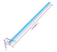 vidaXL PVC Cable Trunking 33x33mm – Self-Adhesive, Paintable Wire Concealer White 10m