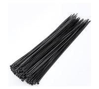 Electrical Cable Ties, Self Locking Nylon Cable Ties 100 Pieces Black Plastic Fastening Rings Industrial Set(3x200 Width 1.8mm)