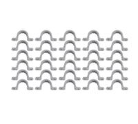Electrical Conduit Strap Clamp PVC Pipe Mounting Bracket 30PCS 1/2 Inch U Bracket Pipe Clamp for Electrical Engineering and HVAC Applications