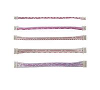 Electrical Connector Plug Socket Kit Micro JST PH 2.0 2P 3P 4P 5P 6 Pin 2x Female Connector Pitch 2.0mm Double Head Terminals Cable Wire Connector Red white 20CM ( Package : 10 Pcs , Pins : 6 Pin )