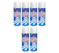 Electrical Contact Cleaner, Fast Drying, Easy Application, Smooth Operation, Professional, Ideal for Control Panels, Switchboards, Wiring Terminals & Audio Video Equipment, 200ml (Pack of 6)