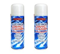 Electrical Contact Cleaner, Fast Drying, Easy Application, Smooth Operation, Professional, Ideal for Control Panels, Switchboards, Wiring Terminals & Audio Video Equipment, 200ml (Pack of 2)