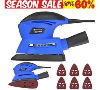 Black+Decker BEW230-GB Detail Mouse Sander, 55 W