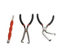 Electrical Disconnect Plier Set, 3Pcs Pliers 60 Degree Electrical Connector Separator Tool for Fuel Line, Wiring for Auto Repair