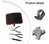 Electrical Disconnect Pliers 3-Piece Set with 60 Degree Angled Tips for Removal of Fuel Injector, Ignition Coil & MAF Sensor Connectors, Carbon Steel with PVC Grip