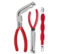 Electrical Disconnect Pliers Set - Extractor Tool for Car Maintenance | Automotive Terminal Connector Separator with Pin Removal & Hose Panel Trim Features for Motorcycle Wiring, Truck Harness, Garage
