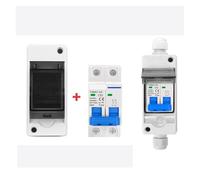 Electrical Distribution Box AC DC Solar Circuit Breaker MCB 63A RCBO PC Junction Wire Box HT Outdoor(HT-2 and AC MCB,25A)