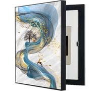 Electrical distribution cover, hinged on the left, decorative fuse box cover, artistic distribution box front, removable wall decoration for technical boxes(C,40x60cm)