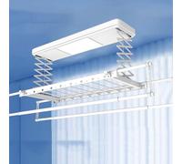 Electrical Drying Rack - Adjustable Ceiling Clothesline with Remote Control for Easy Installation, Wall and Ceiling Use