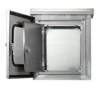 Electrical Enclosure 304 Stainless Steel, Outdoor Metal Electrical Junction Box Waterproof, IP54, Dual-Layer Door, Inspection Window Design (size_name 30x20x40cm/12x8x16in)