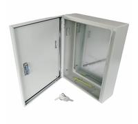 Electrical Enclosure Box - Waterproof Dustproof Carbon Steel Junction Box, Wall-Mounted with Safety Locks for Outdoor and Indoor Use