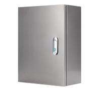 Electrical Enclosure Box, Waterproof Stainless Steel Junction Box for Outdoor Use with Key Lock