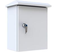 Electrical Enclosure Thickened, Weatherproof Outdoor Electrical Junction Box Waterproof, Slanted-Top Rainproof Design(80x60x25cm/31x24x10in)