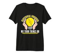 Electrical Engineer We Turn Loves Electrician Engineering Premium T-Shirt