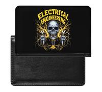 Electrical Engineering Passport Cover Case Wallet for Men Women with Card Holder Travel Essentials