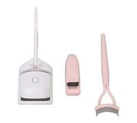 Electrical Eyelash Lurpler Kits, Silicone Strips USB -Heiz Eyelashes 2 Temperature Control Handheld Eyelash Comb for Outside