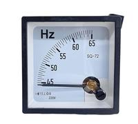 Electrical Frequency Meter 45-65Hz Wide Voltages Tester Measurement 100V 220V Compact ABS Design Home Industrial Device Frequency Meter Electricity Usage Monitor