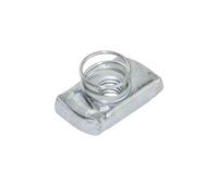 Electrical Galvanised Steel Channel (Strut) & Accessories (M10 Short Spring Zebs (Pack of 10))
