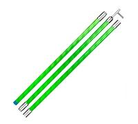 Electrical Hot Stick With Extension Rod, for Power Switch Operation & Line Fault Maintenance, Insulated Rescue Hook(4-Section6m/19.7ft)