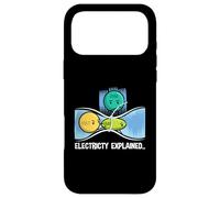 Electrical installer Electricity explains electrician Case for iPhone 17 Pro Max