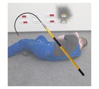 Electrical Insulated Rescue Hook, 220lb Load Capacity High Voltage Safety Stick, Fiberglass Life-Saving Bar for EV Repairs and Electrical Emergencies yellow 4.9ft/1.5m