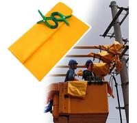 Electrical Insulating Blanket for High Voltage Safety, 10KV Rated, Flexible Rubber Mat for Electrical Work Protection