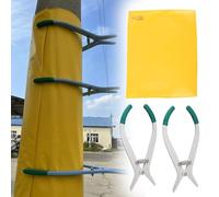 Electrical Insulating Blanket with Clips - Portable 1.5mm EVA Resin Insulation Mat for Emergency Repairs(0.4KV 60x80cm)