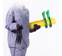 Electrical Insulation Mat for High-Voltage Safety, Portable Blanket with Clamps for Substation and Transformer Maintenance