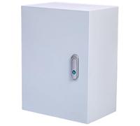Electrical Junction Box 10x12x6in Sturdy Steel Wall Mounted Enclosure for Indoor Outdoor Wiring, Metal Charging Station Dustproof Electrical Connection Box
