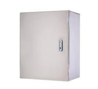Electrical Junction Box, 201 Stainless Steel Weatherproof Enclosure, Wall-Mounted, Lockable, Anti-Rust for Indoor/Outdoor Use, 400x300x250mm