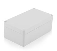 Electrical Junction Box, ABS Plastic Project Box, IP65 Waterproof Dustproof Enclosure Instrument Case for Indoor Outdoor White (158 * 90 * 60mm)