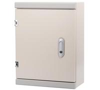 Electrical Junction Box, IP44 Waterproof Dustproof Metal Enclosure with Mounting Plate and Wall Bracket for Safe Distribution and Connection