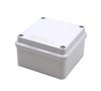 Electrical Junction Box, IP55 Weatherproof Electrical Enclosure Project Instrument Case, Reserved Hole Project Box (1Pcs - 100 x 100 x 70mm)