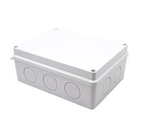 Electrical Junction Box, IP55 Weatherproof Electrical Enclosure Project Instrument Case, Reserved Hole Project Box (1Pcs - 200 x 155 x 80mm)